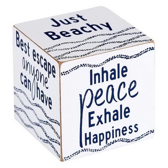 Heartfelt N1601 Quote Cube - Beach
