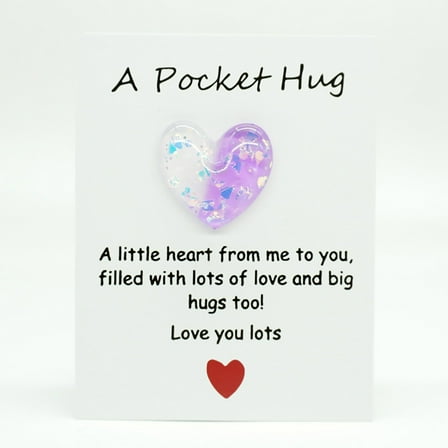 Heartfelt Pocket Hug Encouragement Cards Inspirational Keepsakes for Loved Ones to Uplift and Spread Joy