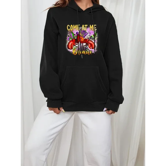 Heartfelt Quote Print 1 Side Hoodie S-5Xl