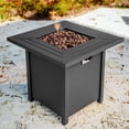 thumbnail image 1 of Hearth & HArbors 28” Propane Fire Pit Table for Outside with Lava Rocks, Weatherproof Protective Cover and Electronic Ignition, Gray, 1 of 8