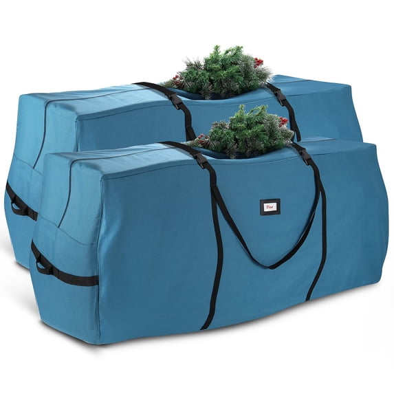Hearth & Harbor 2-Pack Christmas Tree Storage Bag made from Durable Fabric, Fits up to 7.5 ft Holiday Trees