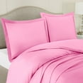 thumbnail image 1 of Hearth & Harbor 2-Piece Light Pink Duvet Cover Set, Twin, 1 of 5