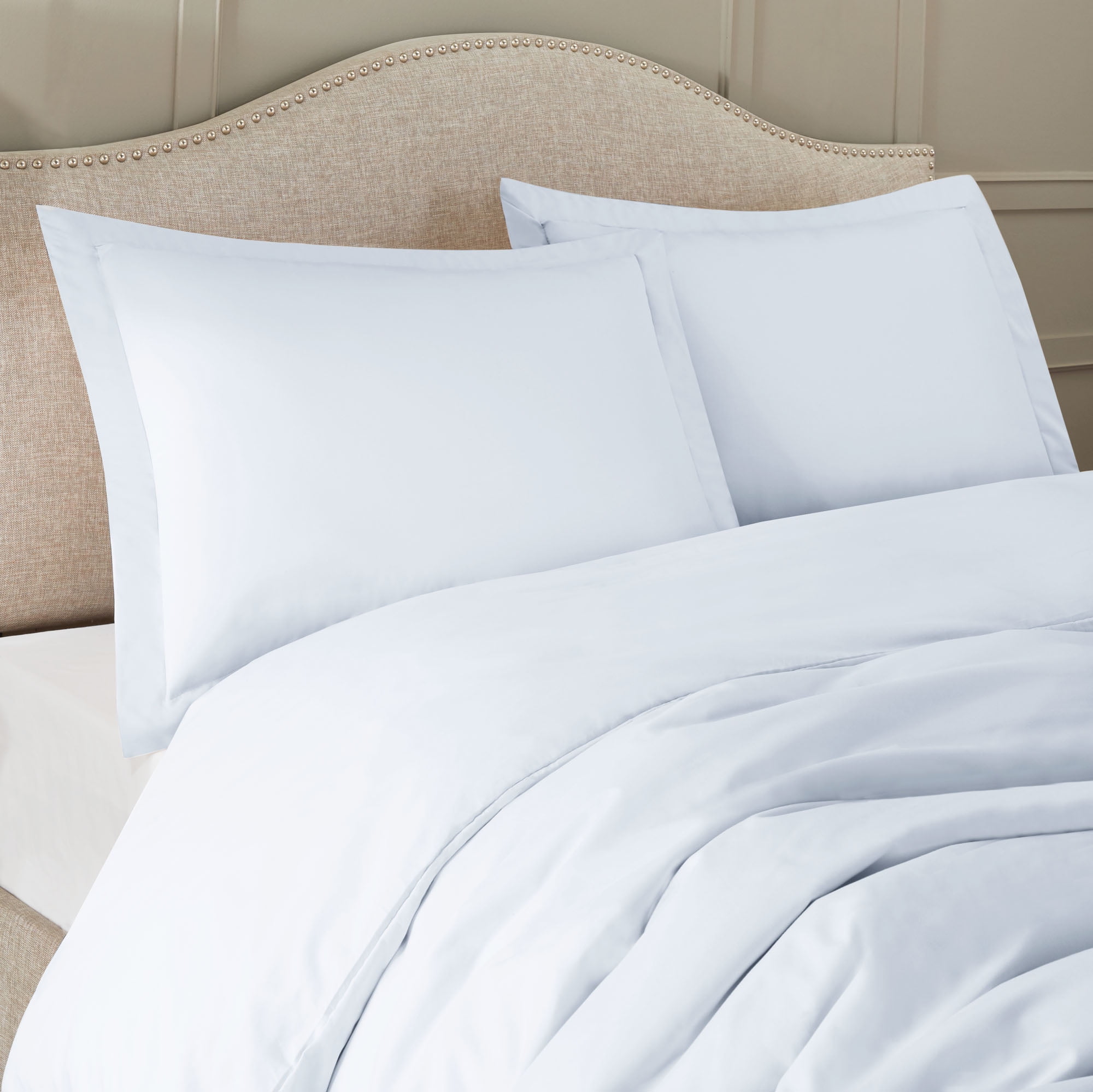 Hearth & Harbor 3-Piece Ice Blue Duvet Cover Set, California King