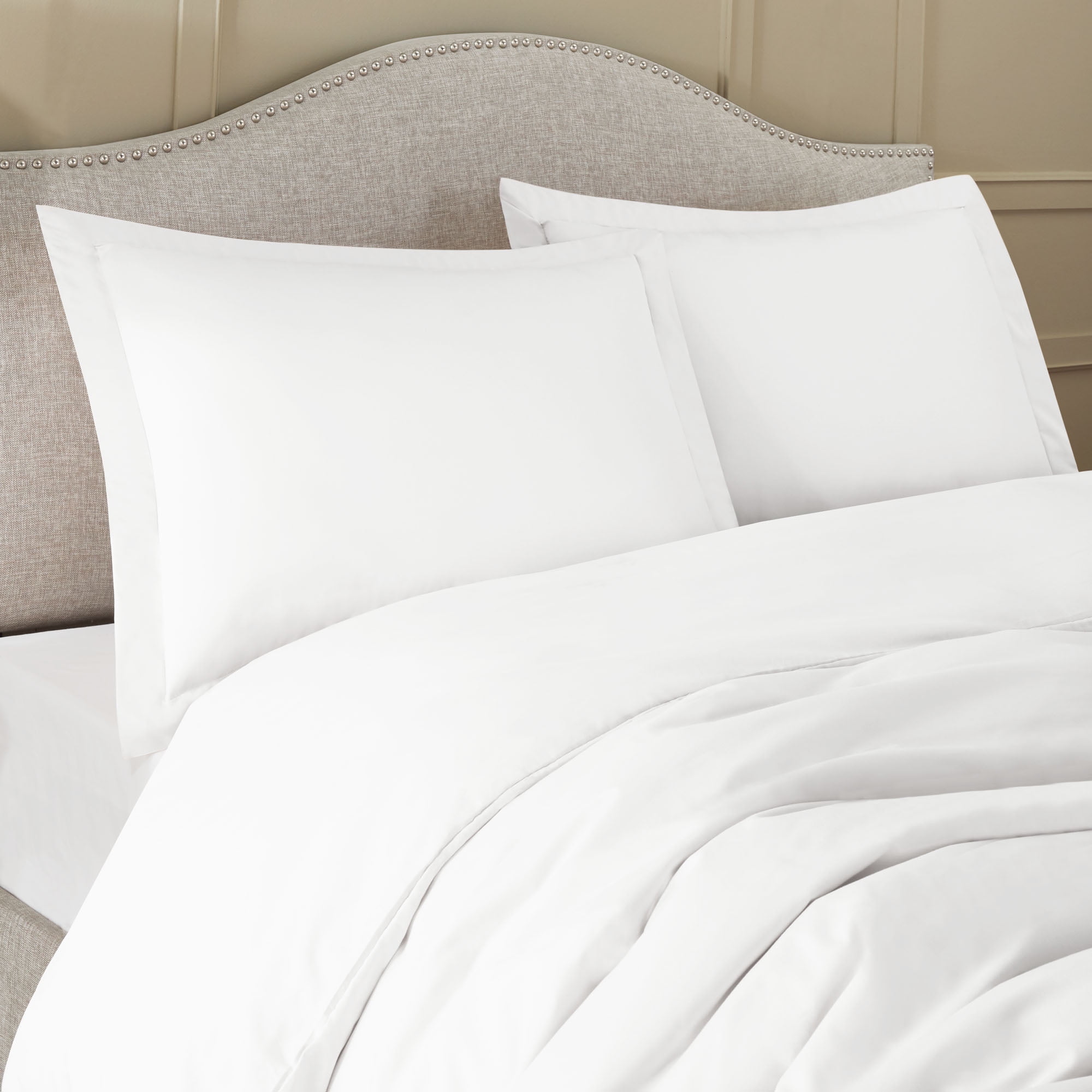 Hearth & Harbor 3-Piece White Duvet Cover Set, California King