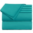 thumbnail image 1 of Hearth & Harbor 6-Piece 1800 Thread Count Teal Bed Sheet Set, Full – Deep Pocket, 1 of 7