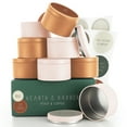 thumbnail image 1 of Hearth & Harbor 8 Oz, 12 Pack Peach and Copper DIY Candle Containers with Lids - Tin Candle Jars for Making Candles - Metal Candle Jars - Bulk Tins Storage for Candle - Solid, 1 of 4