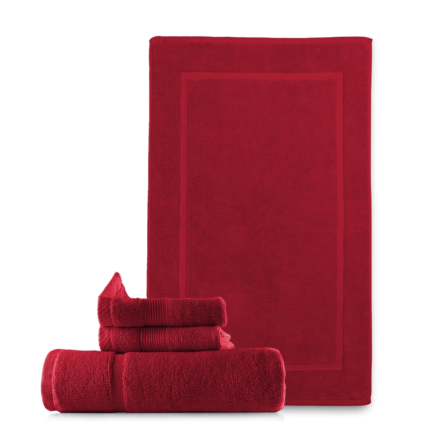 Hearth Harbor Bath Towel Collection, 100% Cotton Luxury Soft Set