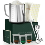 Hearth & Harbor Candle Making Kit, 12.4oz Soy Wax, All-Inclusive Kit