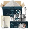 thumbnail image 1 of Hearth & Harbor Natural Soy Wax and DIY Candle Making Supplies - 5 Lbs. Soy Candle Wax Flakes, Candle Tin Cans with Lid 24 Pack - 4 oz., 100 Cotton Wicks, and 2 Metal Centering Device, 1 of 7