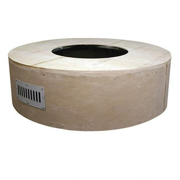 Hearth Products Controls FPE45-ROUND 45 in. Round Unfinished Enclosure for 25 in. Round Fire Pit Burner