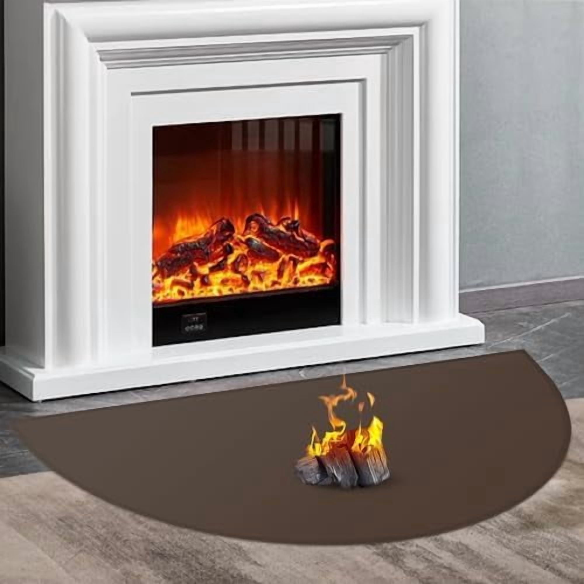 Stove Rug Hearth Rugs for Fireplaces Fire Resistant, 48 x 28 inch Fireproof ...