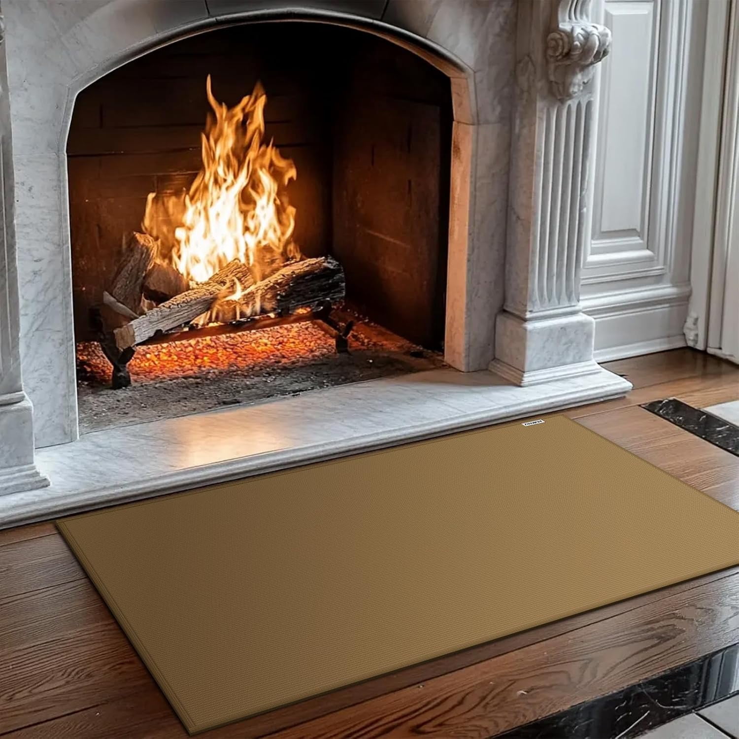 Stove Rug Hearth Rugs for Fireplaces Fire Resistant,48x28 inches Fireproof ...