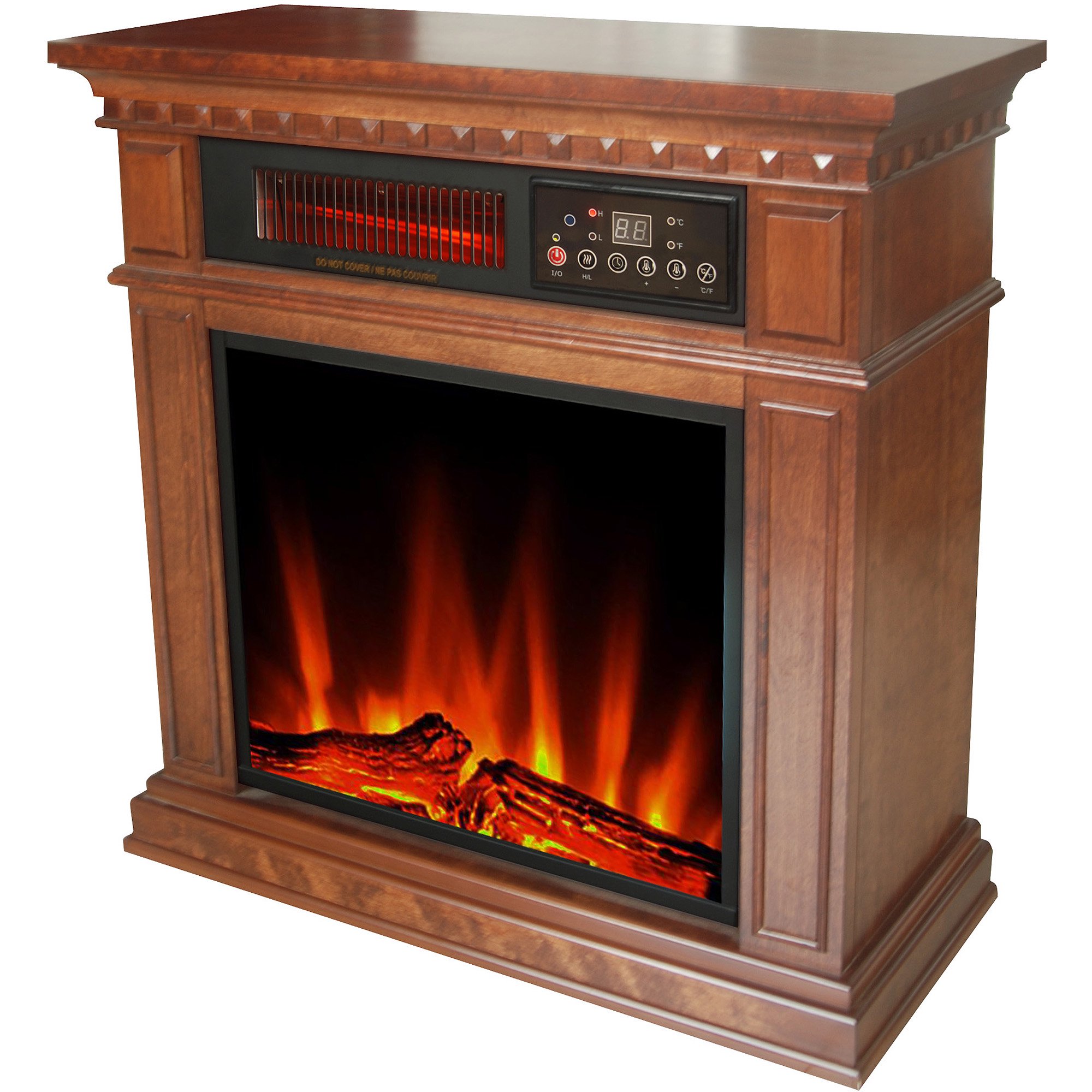 Hearth Trends Dresden Infrared Fireplace - Walmart.com
