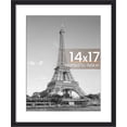 thumbnail image 1 of HearthHarmony 14x17 Picture Frame, Display Pictures 11x14 with Mat or 14 x 17 Without, Wall Hanging Diploma Frames, Black, 1 Pack, 1 of 11