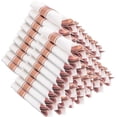 thumbnail image 1 of 400PCS Pre Rolled Rose Gold Plastic Silverware Sets - Heavy Duty Rose Gold Cutlery - Include 100 Pack Wrapped Disposable Utensils with Napkins for Parties & Dinners & Weddings, 1 of 18