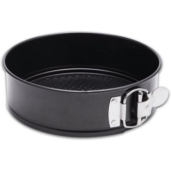 HearthHarmony 9 Inch Non-stick Cheesecake Pan Springform Pan with Removable Bottom/Leakproof - Black