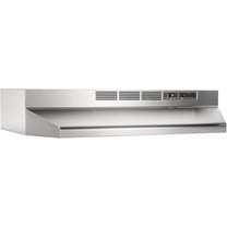 HearthHarmony Non-Ducted Ductless Range Hood with Lights Exhaust Fan for Under Cabinet, 30-Inch, Stainless Steel