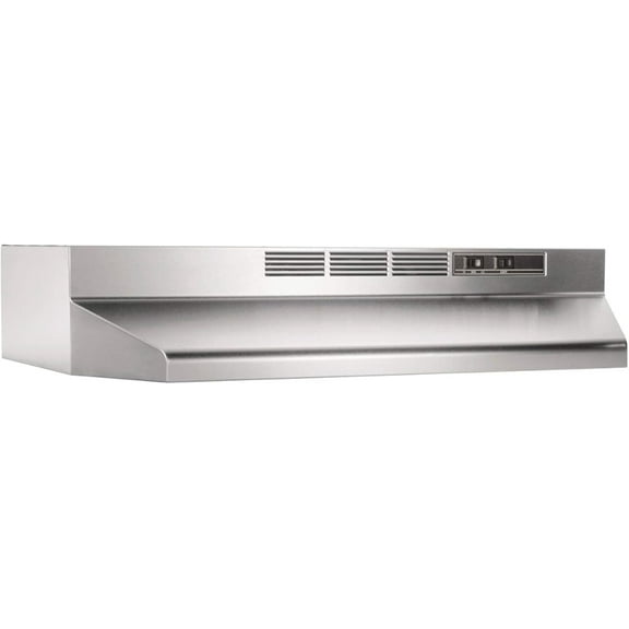 HearthHarmony Non-Ducted Ductless Range Hood with Lights Exhaust Fan for Under Cabinet, 30-Inch, Stainless Steel