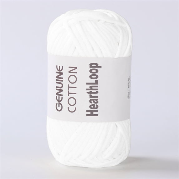 HearthLoop Beginner Crochet Yarn, Worsted Weight Medium #4 – Easy-to-See Stitches for Crocheting, Ideal for DIY Crochet Kit Making