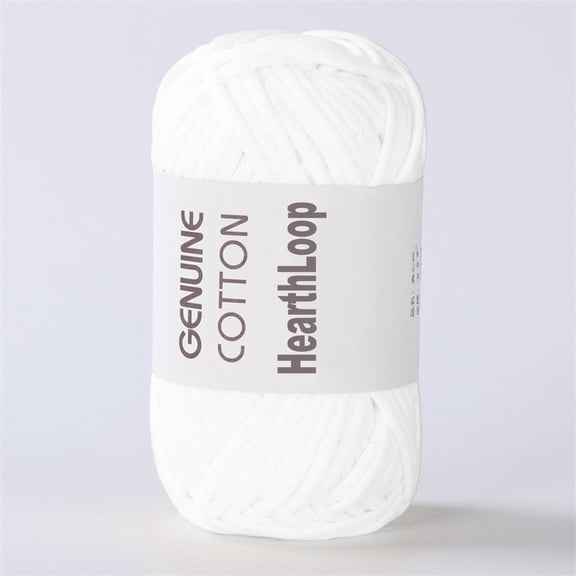 HearthLoop Beginner Crochet Yarn, Worsted Weight Medium #4 – Easy-to-See Stitches for Crocheting, Ideal for DIY Crochet Kit Making