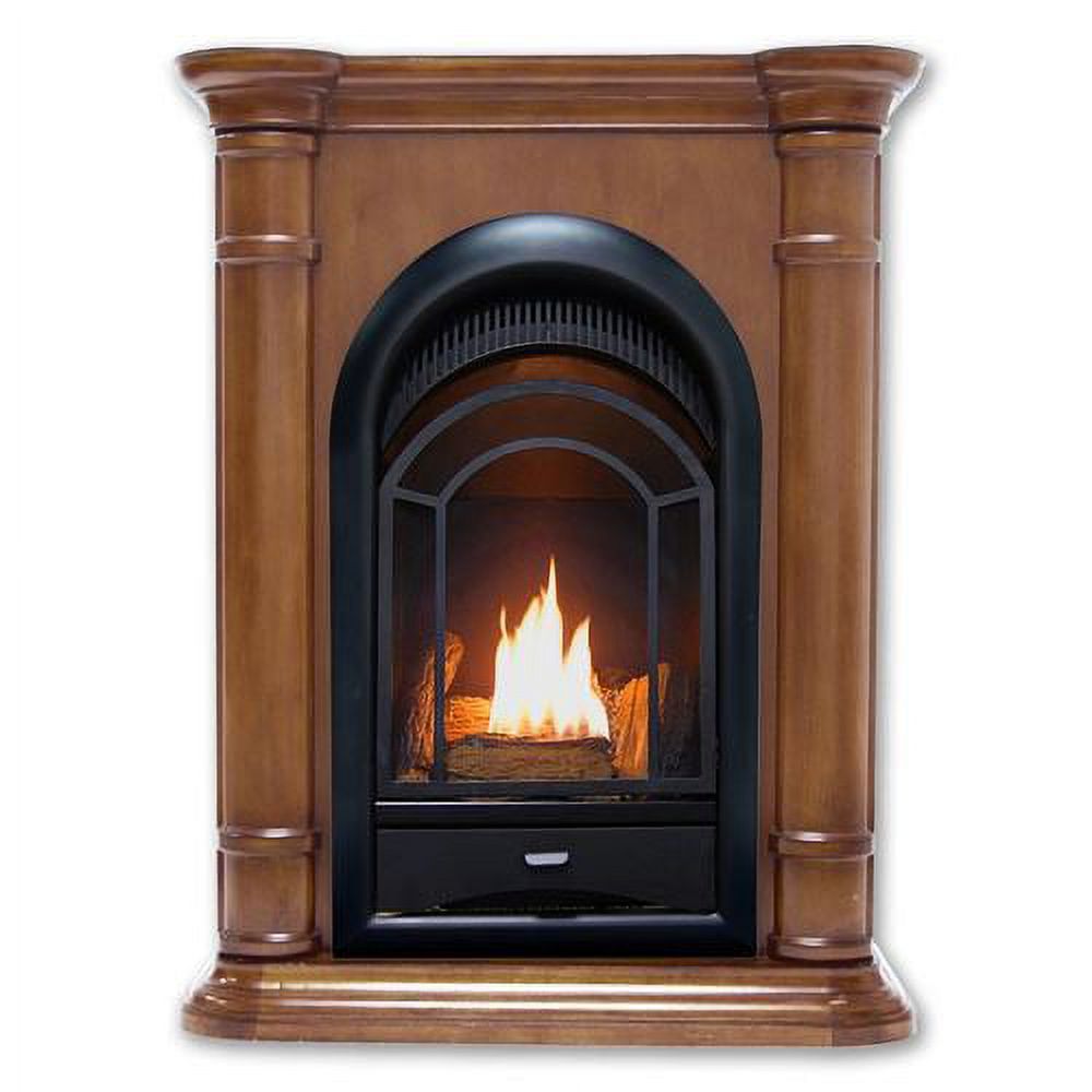 HearthSense Dual Fuel Ventless Gas Fireplace 15,000 BTU, TStat