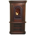 thumbnail image 1 of HearthSense Natural Gas Ventless Gas Tower Corner Fireplace - 20,000 BTU, Cherry Finish - Model# HS-ANI-ATCC, 1 of 2