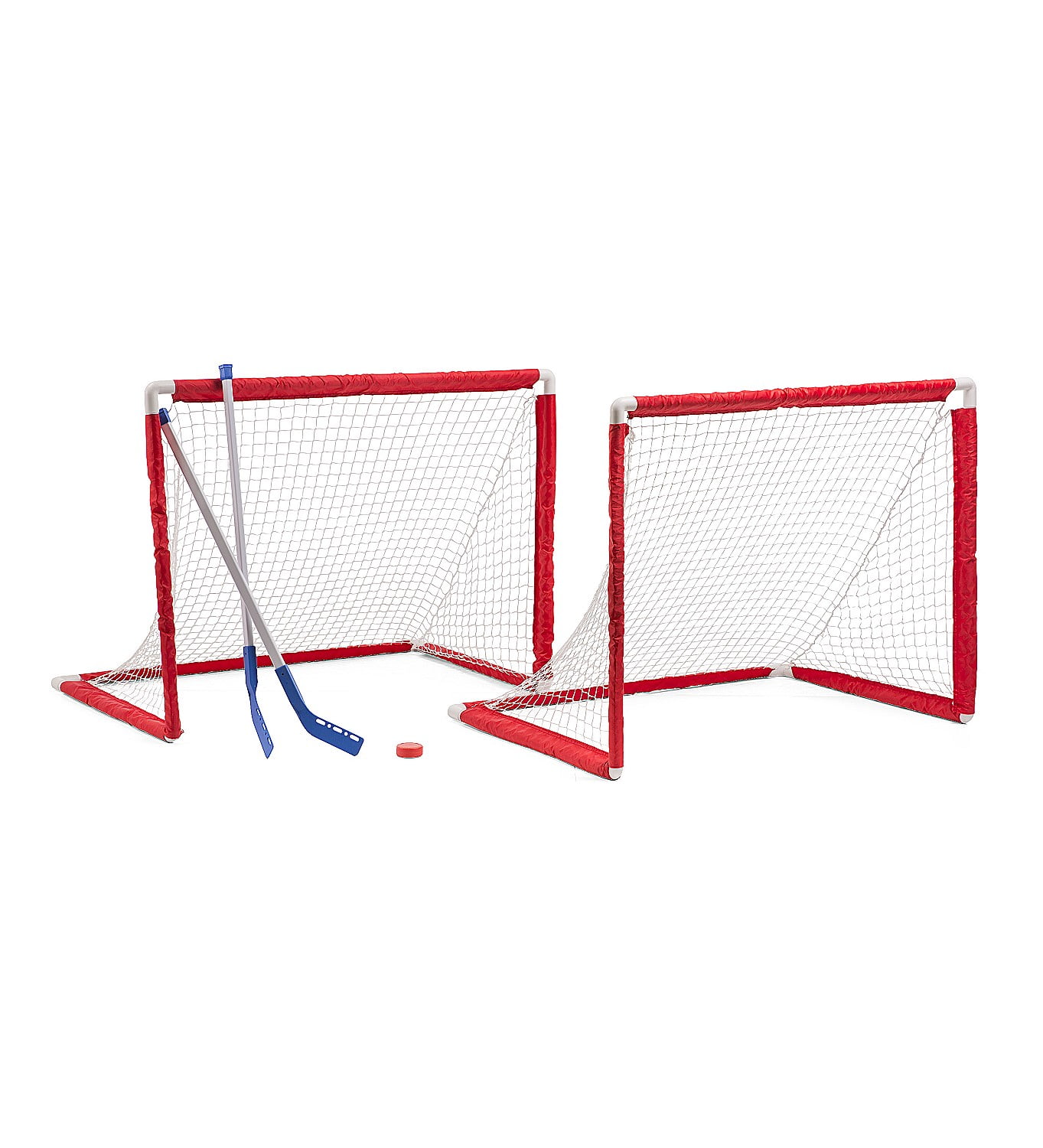 HearthSong Indoor and Outdoor Street and Hallway Hockey Game Set for