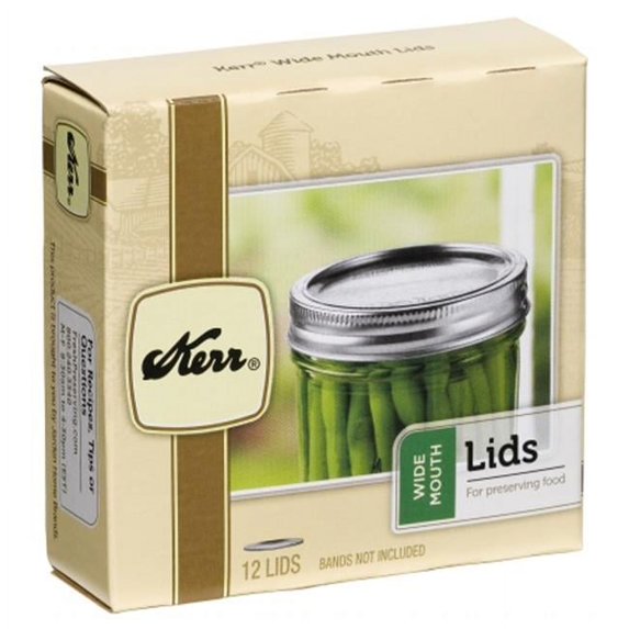 Hearthmark 12 Count Wide Mouth Canning Jar Lids