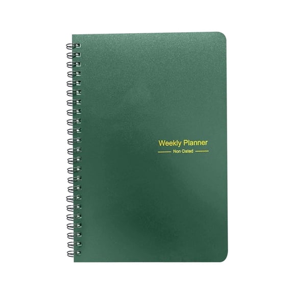 Hearthoom 2026-2027 Weekly Planner (8." X 5.6") | Start Anytime - 52 Weeks, Undated Planner Pages | To-Do List Organizer, Plan Your Success, Achieve Productivity Goals,Green