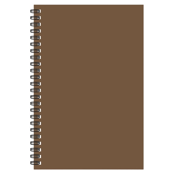 Hearthoom A5 Spiral Notebooks Blank Journal,Softcover Unlined Sketch Pad for Drawing, Writing,Note Taking Travel Memo Notepads Diary Planner,100 Pages/ 50 Sheets,8.3 "X 5.5",Coffee