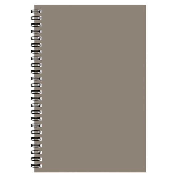 Hearthoom A5 Spiral Notebooks Blank Journal,Softcover Unlined Sketch Pad for Drawing, Writing,Note Taking Travel Memo Notepads Diary Planner,100 Pages/ 50 Sheets,8.3 "X 5.5",Gray