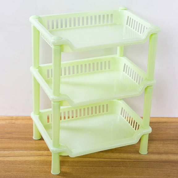 Hearthoom Bathroom Organizer 3-Tier Corner Shelf, Plastic Shower Caddy for Storage, Kitchen Countertop Holder, Holiday Welcome Doormat Inspired