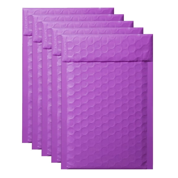 Hearthoom Bubble Mailers Pack Padded Envelopes Mailers Usable Self-Seal Padded Mailing Envelopes Bubble Opaque Padded Mailer for Small Businesses,Giftting Envelopes Purple