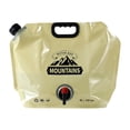 thumbnail image 1 of Hearthoom Camping Water Container 2 Gallon Collapsible Water Jug with Spout,Reusable Plastic Flasks,Foldable Empty Gallon Jug for Water Storage,Water Bag for Outdoor Hiking Emergency,Khaki, 1 of 9