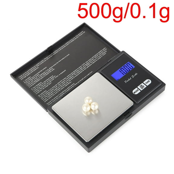 Hearthoom Digital Gram Scale Small Jewelry Scale, Mini Kitchen Food Scale for Herb, Powder, Gold, Coin Weight Gram And Oz Digital Kitchen Scale , Food Scale for Cooking Baking Black