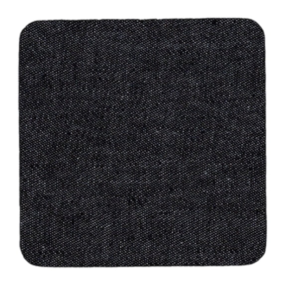 Hearthoom Iron Patches, 1 Piece 2.95'' X 2.95'' Denim Colors Cotton Fabric Repair Shades Iron on Patches for Jeans, Shirts, Clothes, Pants,Black
