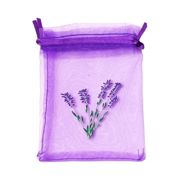Hearthoom Lilac Small Organza Bags for Wedding Favors with Drawstring, Mini Mesh Gift Bags Jewelry Pouch for Candy Bridal Shower Party Favor Christmas As Show