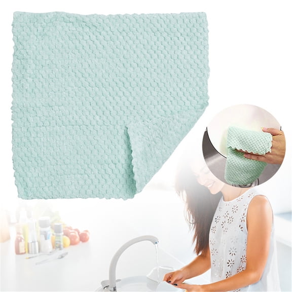 Hearthoom Non-Stick Cleaning Cloth, Absorbent Scouring Pad for Kitchen Duties, Eco-Friendly Material for Oil Removal, Reusable and Durable for Dishwashing, Perfect for Household Chores