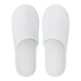 thumbnail image 1 of Hearthoom Spa Guest Slippers Travel Footwear Disposable Non Slip Design for Home Hotel Use White Pack Comfortable Wear, 1 of 9