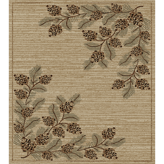 Hearthside Cascading Pines Area Rug 2x4