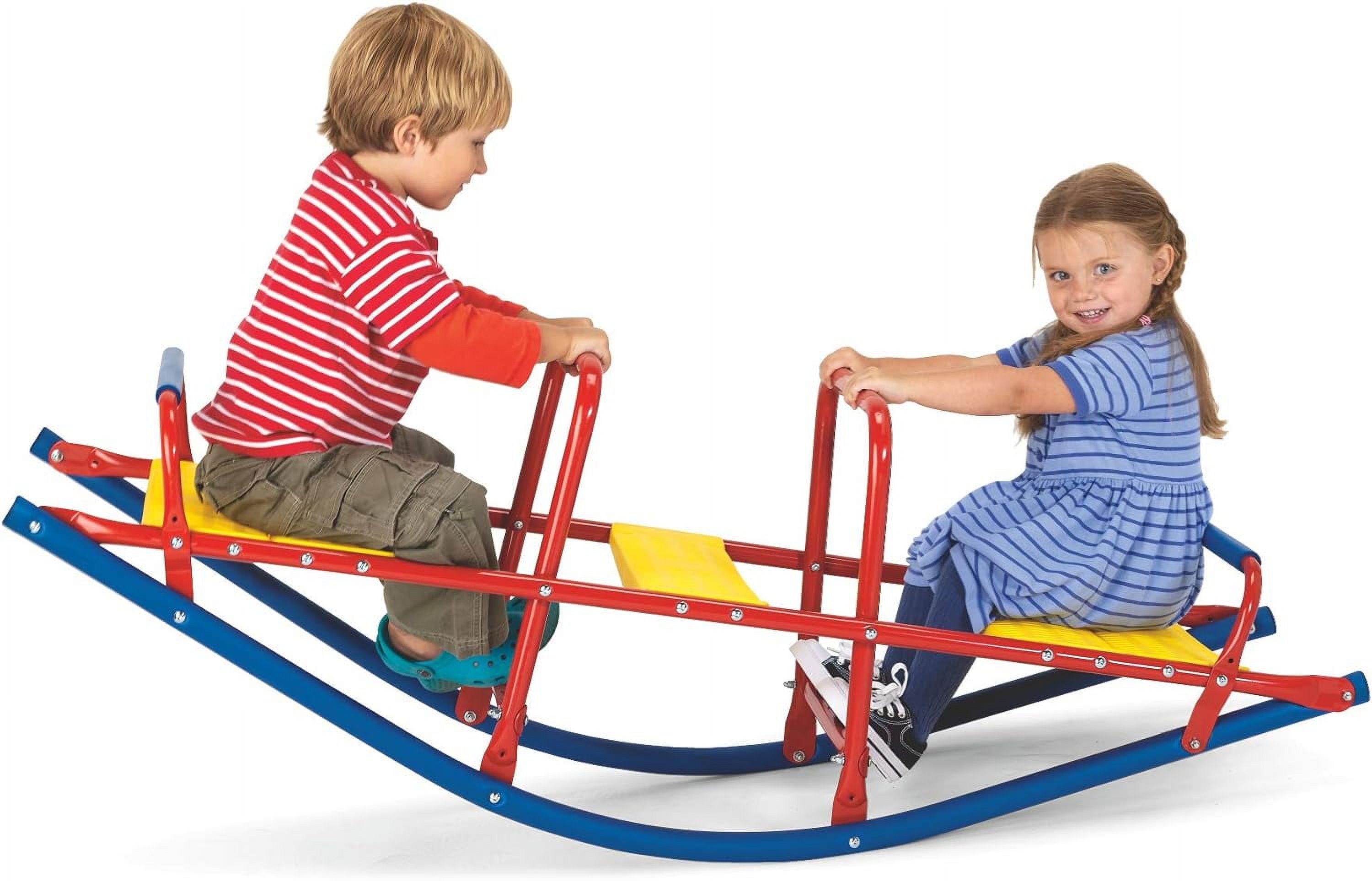Hearthsong Teeter Totter Seesaw for Toddlers Backyard & Outdoor Play
