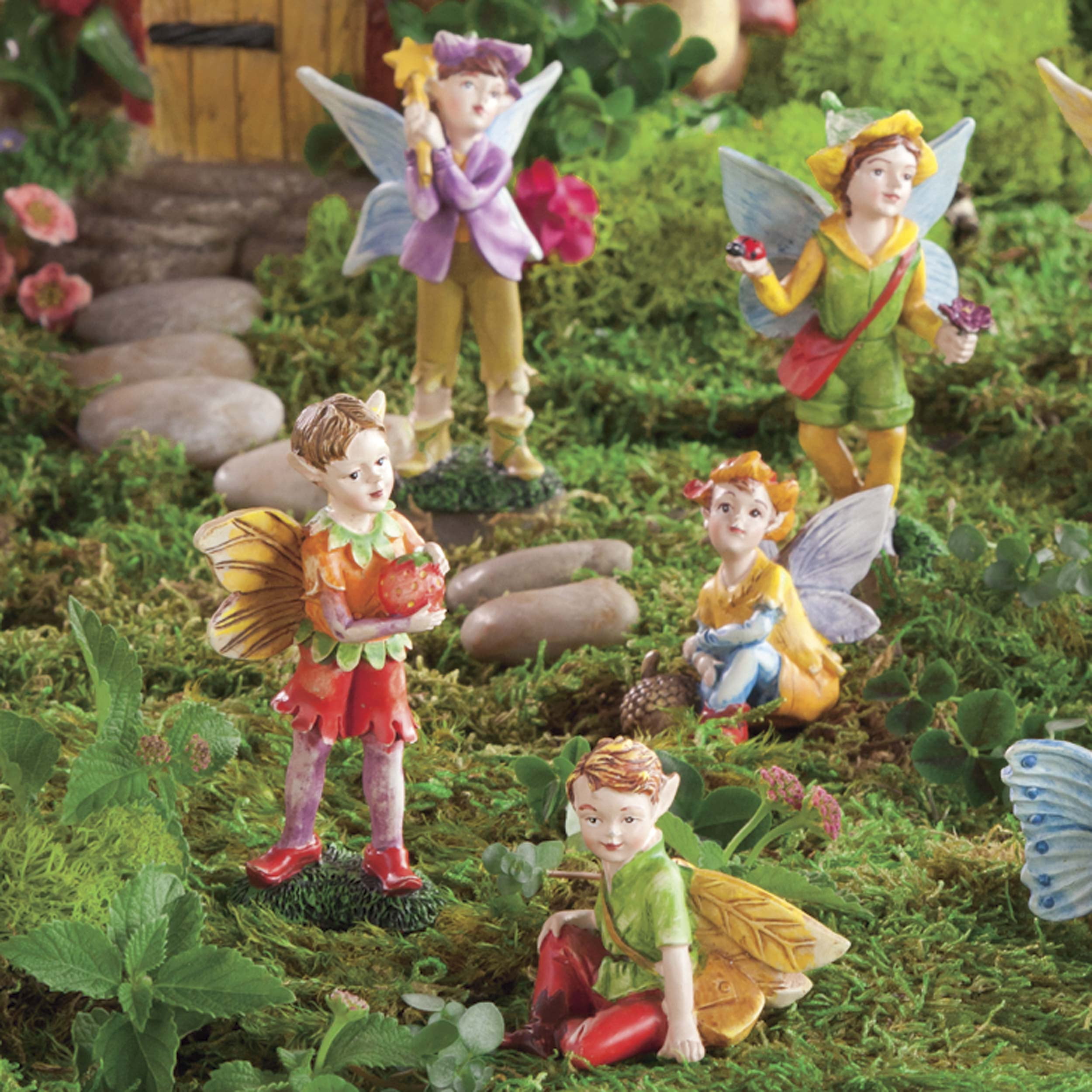 hearthsong-weather-resistant-resin-nature-themed-fairies-set-of-five