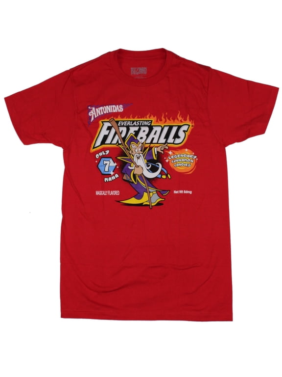 Hearthstone Mens T-Shirt - Antonidas' Fireballs Box Image (3X-Large)