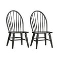 thumbnail image 1 of Hearthstone Ridge Windsor Back Side Chair - Black-Set of 2, 1 of 7