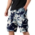 thumbnail image 1 of Hearthz Camo Cargo Shorts for Men Relaxed Fit Breathable Men's Shorts Athletic Hiking Camping Shorts Men with Zipper Pocket, 1 of 4
