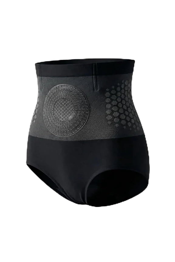 Fat Burning Shorts, 4-in-1 Micro-Particle Sculpting Fat-Burn Shorts High-Waisted Toning Thermogenic Pants for Women ,Black M