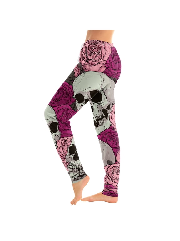 Halloween Funny Graphic Pajama Pants Women Elastic Drawstring Jogger Lounge Pants Casual Soft Halloween Cuffed Ankle Trousers Pants for Women