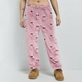 thumbnail image 1 of Hearthz Halloween Mens Flannel Pajama Pants Plush Fuzzy Men's Comfy Pajama Pants Warm Cozy Pj Bottoms Lounge Pants Fleece Lined Pants, 1 of 8