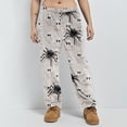 thumbnail image 1 of Hearthz Halloween Mens Flannel Pajama Pants Plush Fuzzy Men's Pajama Pants for Family Warm Cozy Pj Bottoms Lounge Pants Plush Pajama Pants, 1 of 8