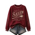 thumbnail image 1 of Hearthz Halloween Sweatshirt Vintage Graphic Sweatshirt for Women Retro Spooky Season Women's Pullover Sweaters Crew Neck Sweatshirts Women, 1 of 4